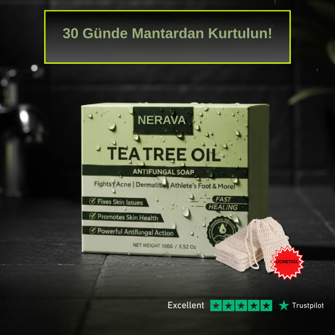 Mantar Giderici Sabun ve Özel Lif