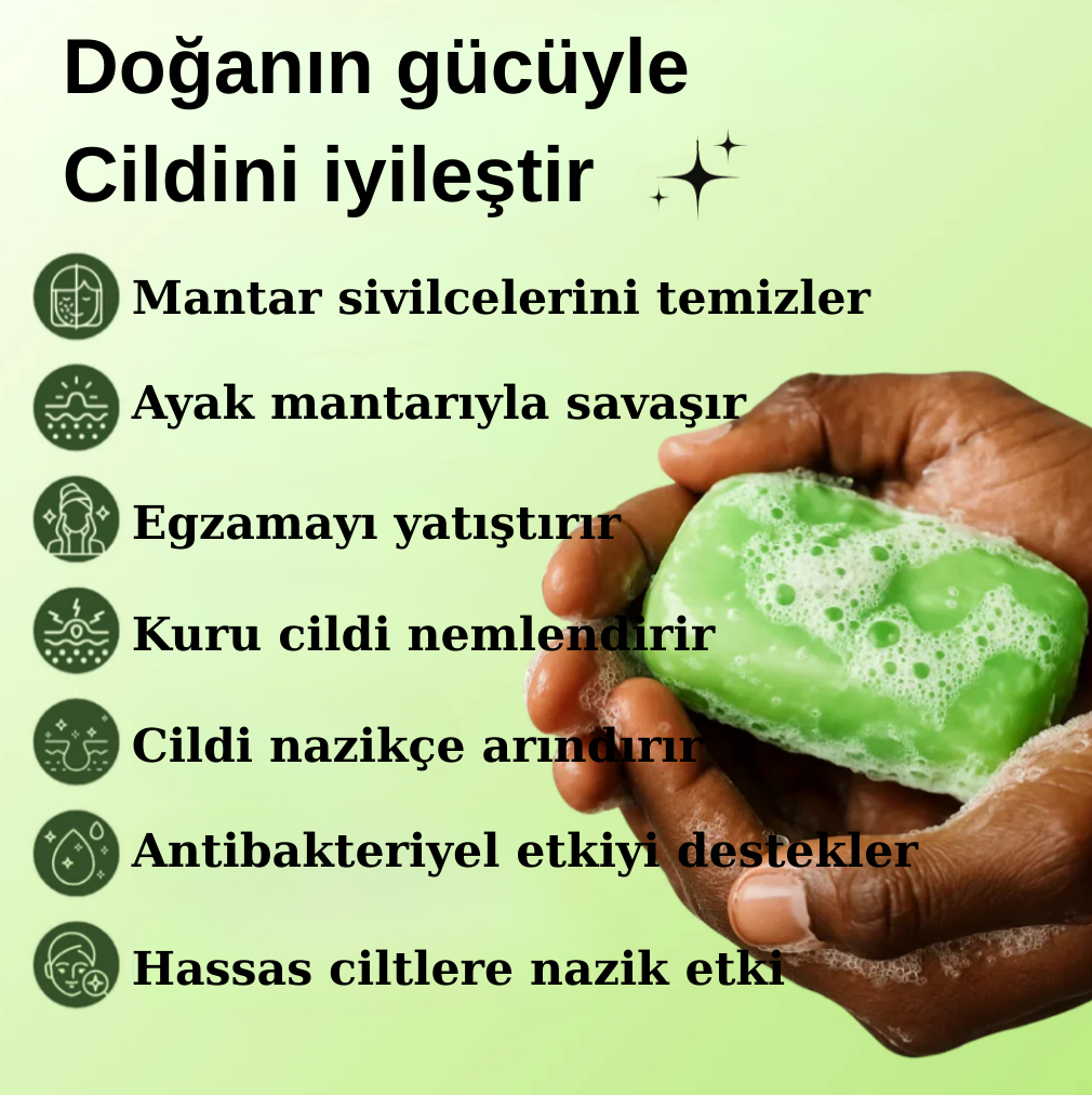Mantar Giderici Sabun ve Özel Lif