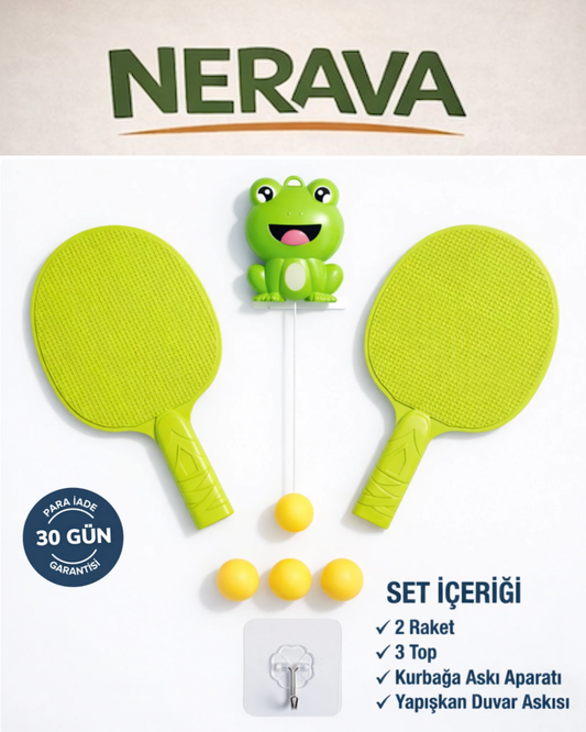 Kurbağa Şeklinde Asılabilir Masa Tenisi Oyuncağı