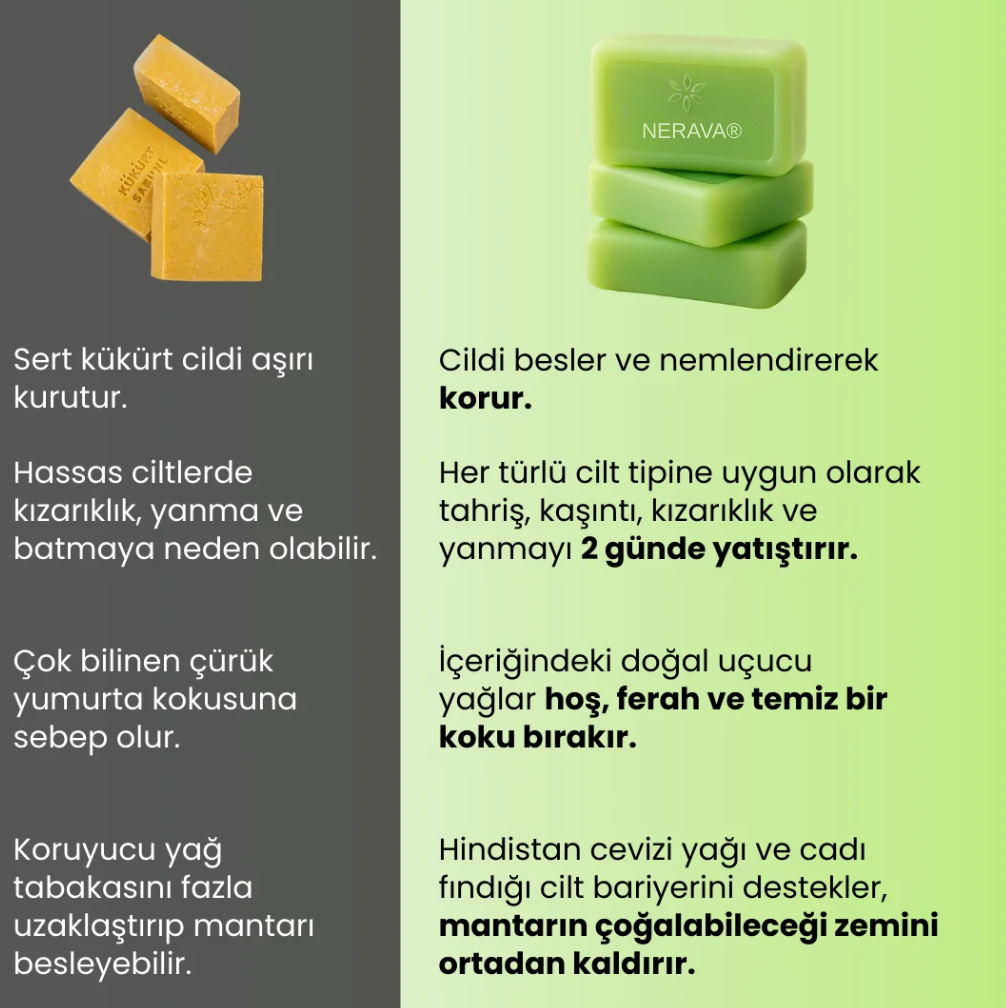 Mantar Giderici Sabun ve Özel Lif